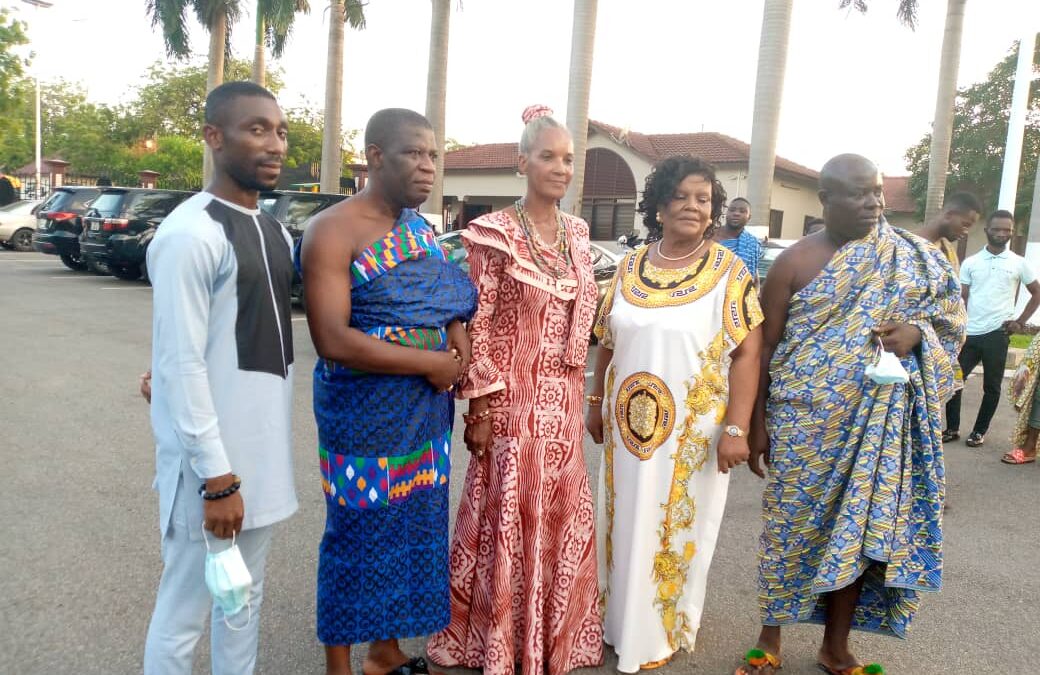 SOAD DELEGATION VISIT TO OTUMFUO NANA OSEI TUTU, ASANTEHENE ASHANTI REGION GHANA